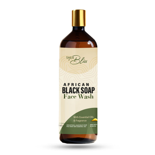 Black soap bar face wash